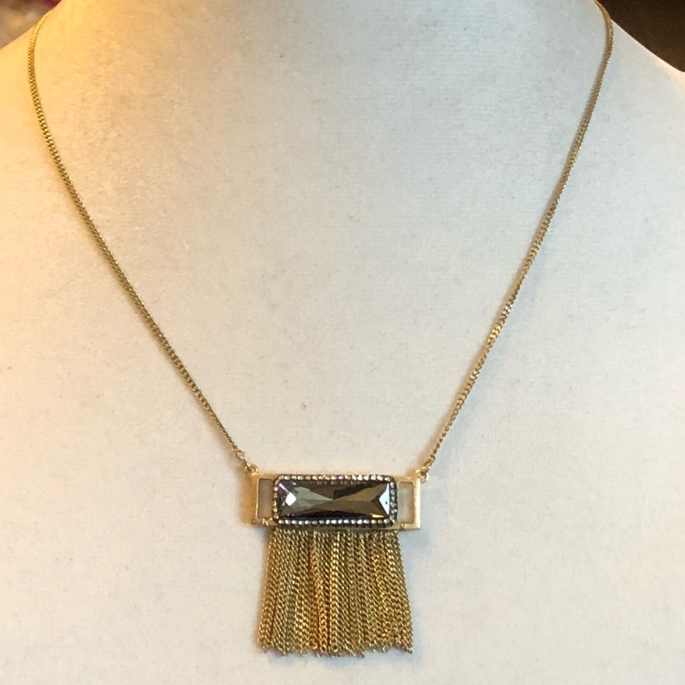 Gold & Crystal Necklace